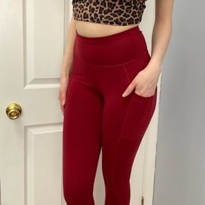 Pact Organic Cotton Legging Burgundy